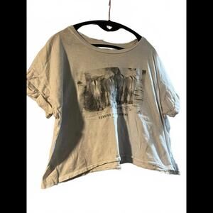 Casual Graphic Tee - Running with Zebras